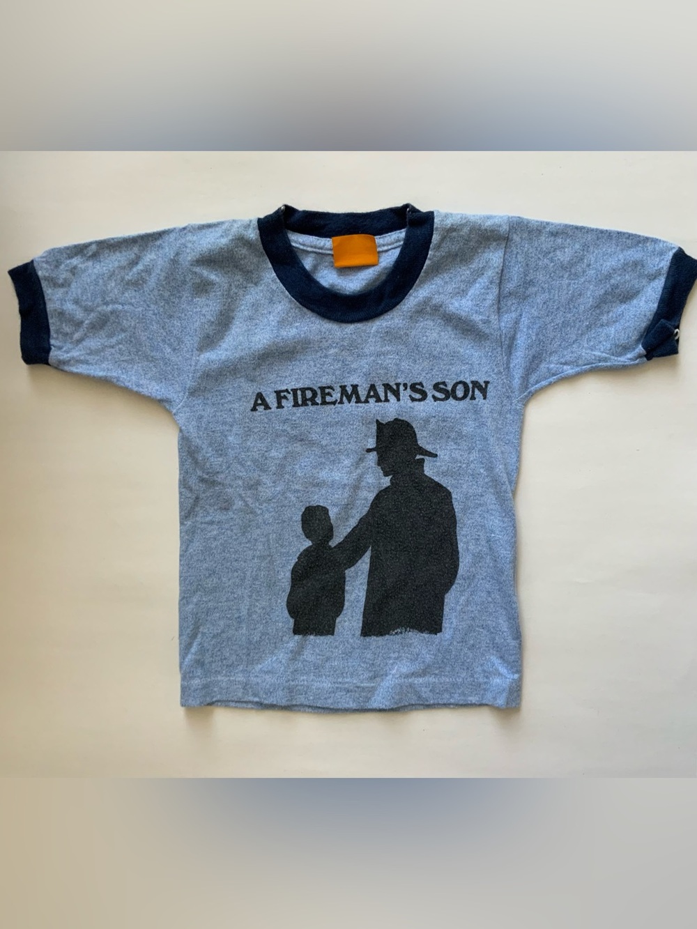 Vintage 80s Kids 'A Fireman's Son' Tee